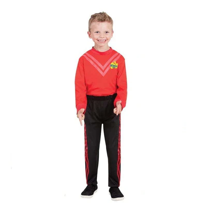 Simon Anthony Lachy Wiggle Costume da ballo per bambini Ragazzi Ragazze Emma Wiggle Costume Gonna Abito Costume da spettacolo teatrale di Halloween