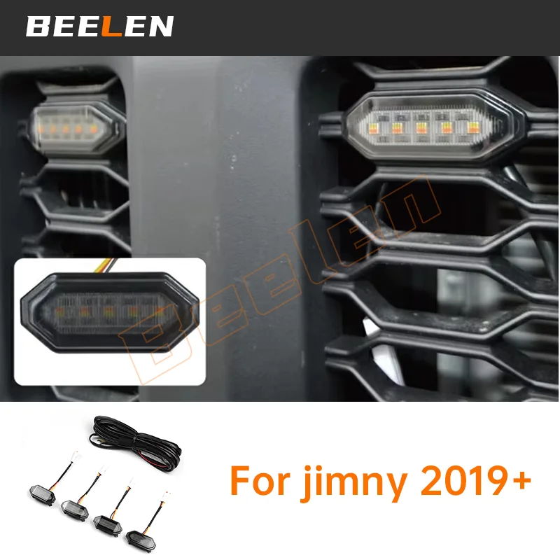 

Светодиодное переднее желтое освещение DRL Kit 12 В для Suzuki Jimny JB64 JB74w 2019 2020 внешние аксессуары