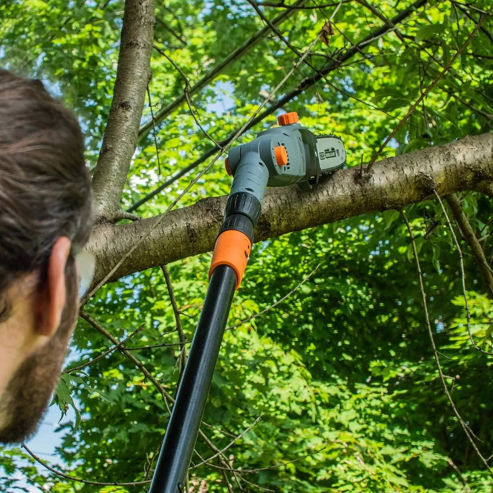 منشار كهربائي 10 بوصة 8 أمبير مع رأس قابل للتعديل وسلسلة ممتازة للاستخدام الخارجي