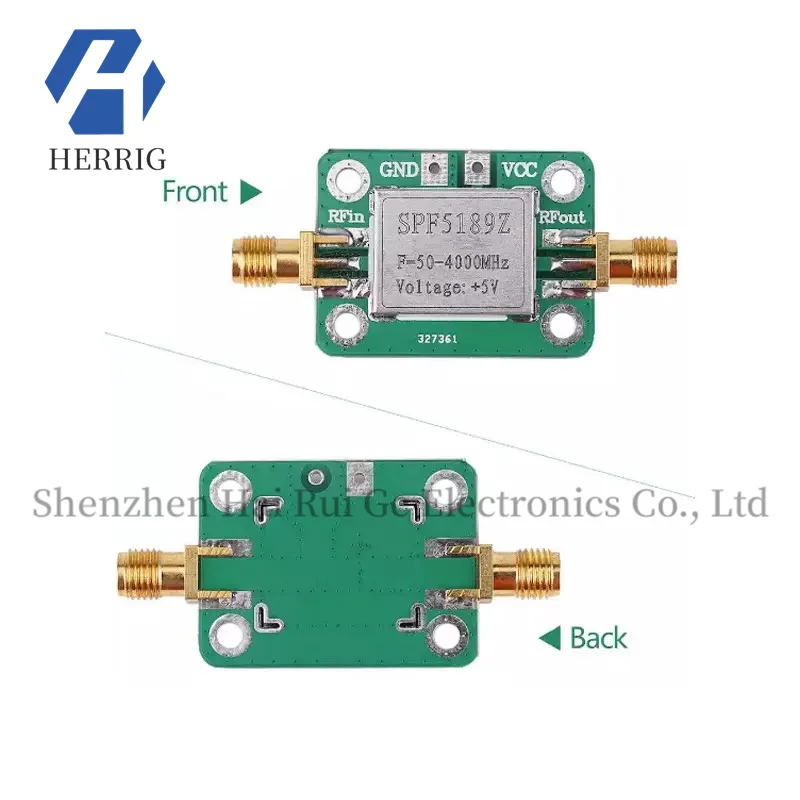 RF Low Noise Amp Amplifier LNA 50-4000MHz SPF5189 NF=0.6dB spot direct shooting