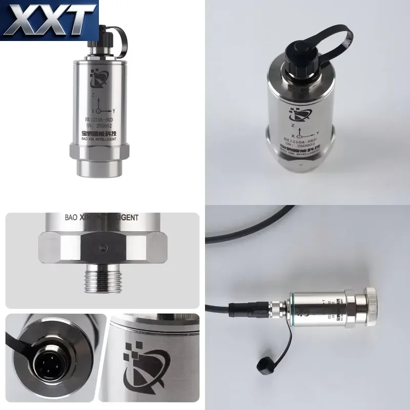 XXT RS485 Modbus Triaxial Vibration Temperature Sensor Integrated 3-Axis MEMS Accelerometer OEM Baoxin Industrial Predictive