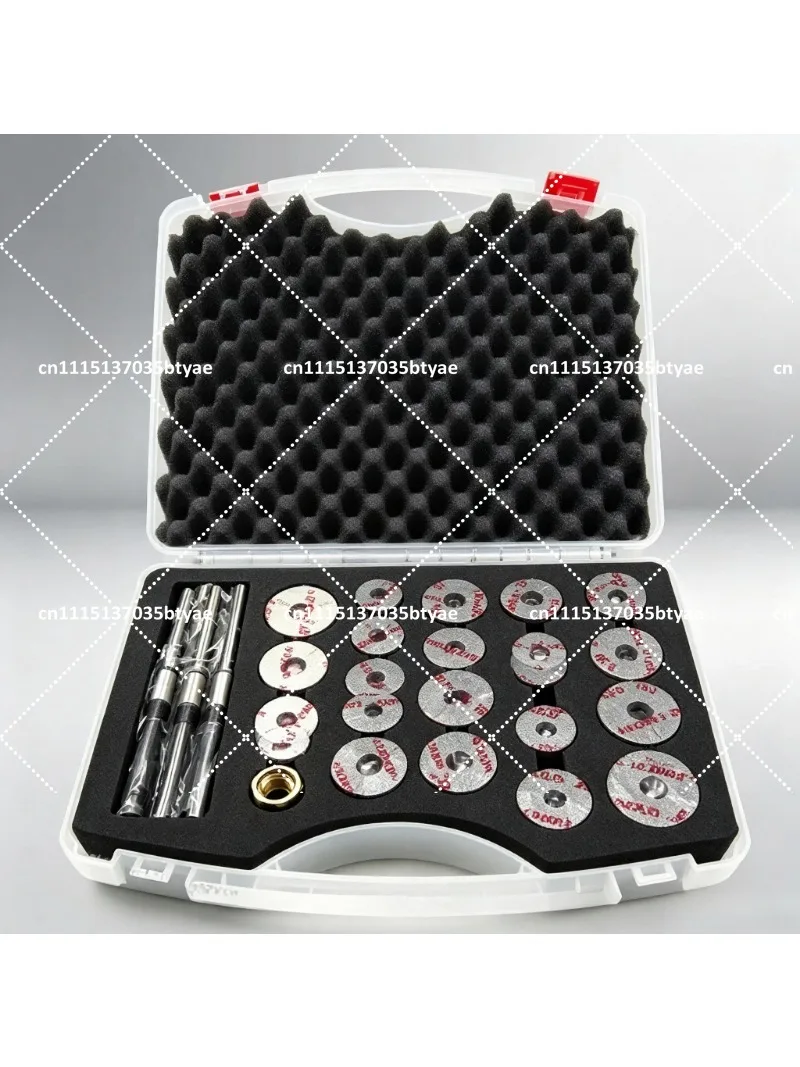 Carbide Valve Seat Reamer Grinding Wheel Set, Manual Cutting Tool Kit for Car Mini Engine Valve Seat Repair