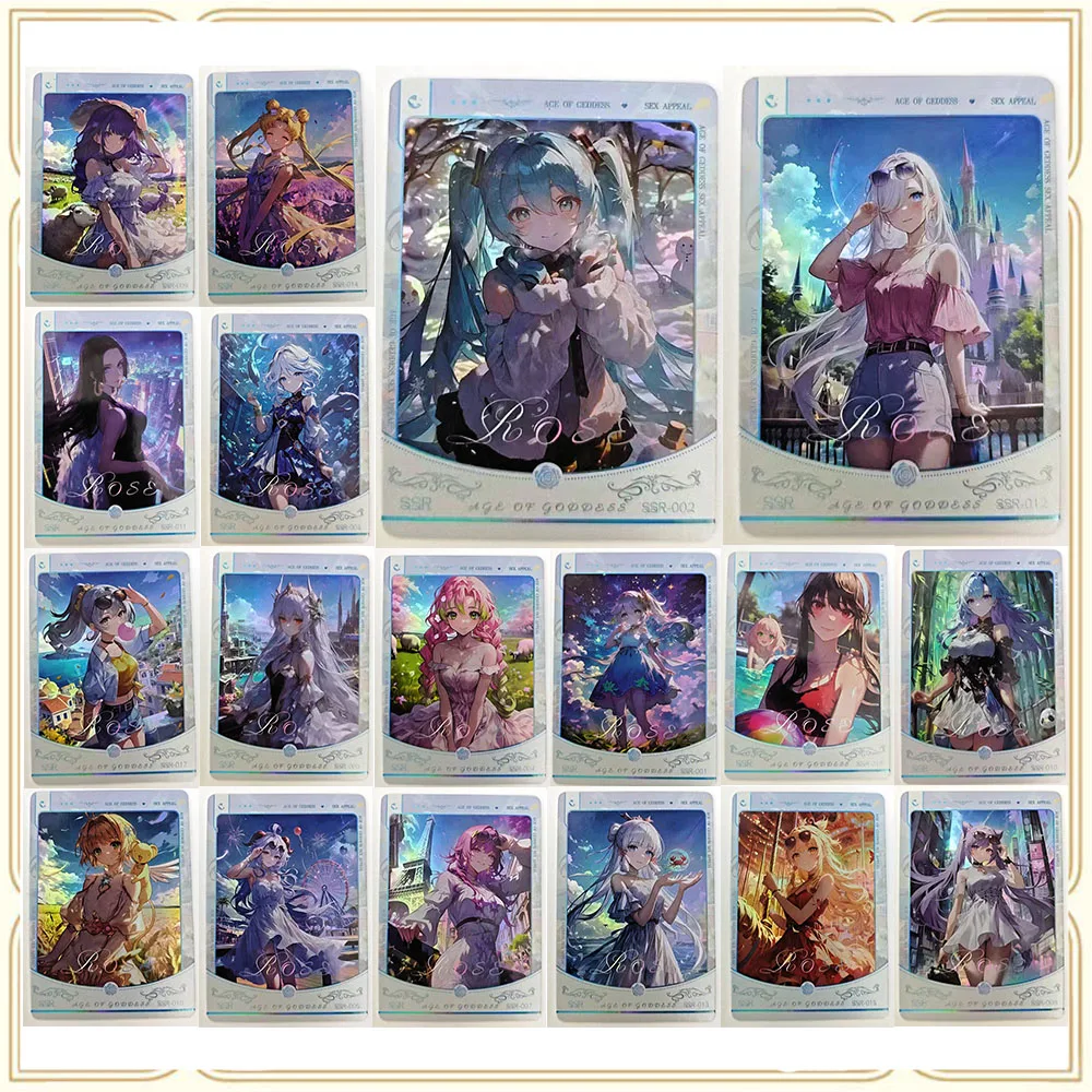 

Аниме Goddess Epoch SSSR Boa Hancock Frieren Kanroji Mitsuri Usagi Сексуальная игра для мальчиков Игрушки Коллекционная карта Рождественские подарки на день рождения