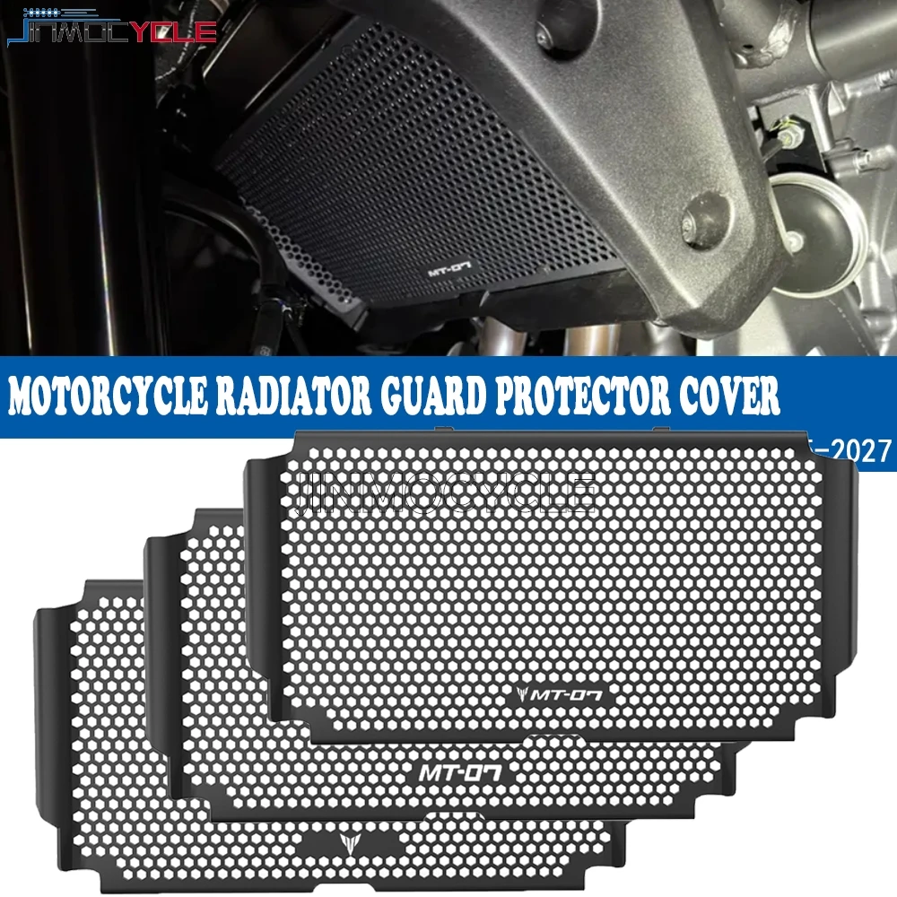 

For Yamaha MT-07 MT 07 mt07 mt 07 2025 2026 2027 MT07 Motorcycle Accessories Radiator Grille Guard Protective Cover Protector