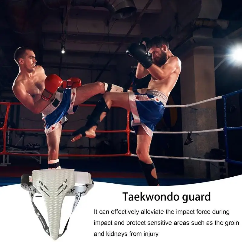 Protection Muay Thai Adjustable Groin Protector Cup Karate Taekwondo Groin Guard for Training Boxing Kung Fu Practice Sparring