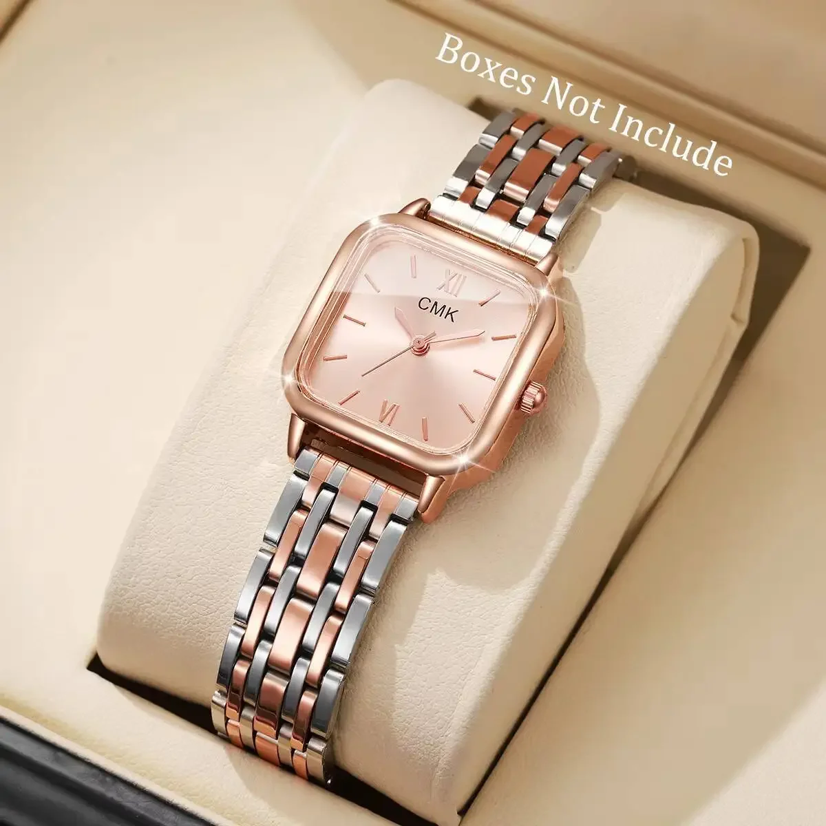 Fashion Women Watches Casual Square Dial Quartz Wristwatches Reloj Mujer Girls Clock GiftWithout Box