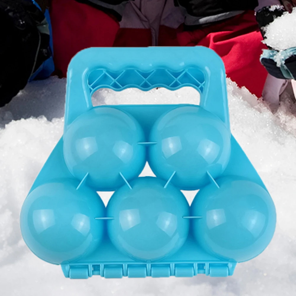 Snowball Maker Clip Snowball Maker Tool with Handle Kids Winter Outdoor Toys Outdoor Play Snow Toy Winter Snowball Mold for Kids