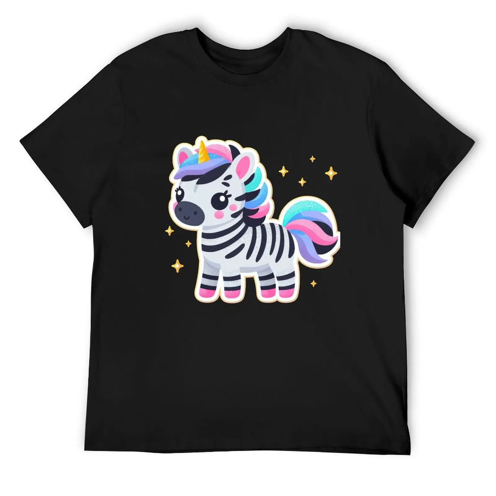 

Cute Unicorn Zebra T-Shirt rapper graphic tees oversized t shirt boys whites men t shirts