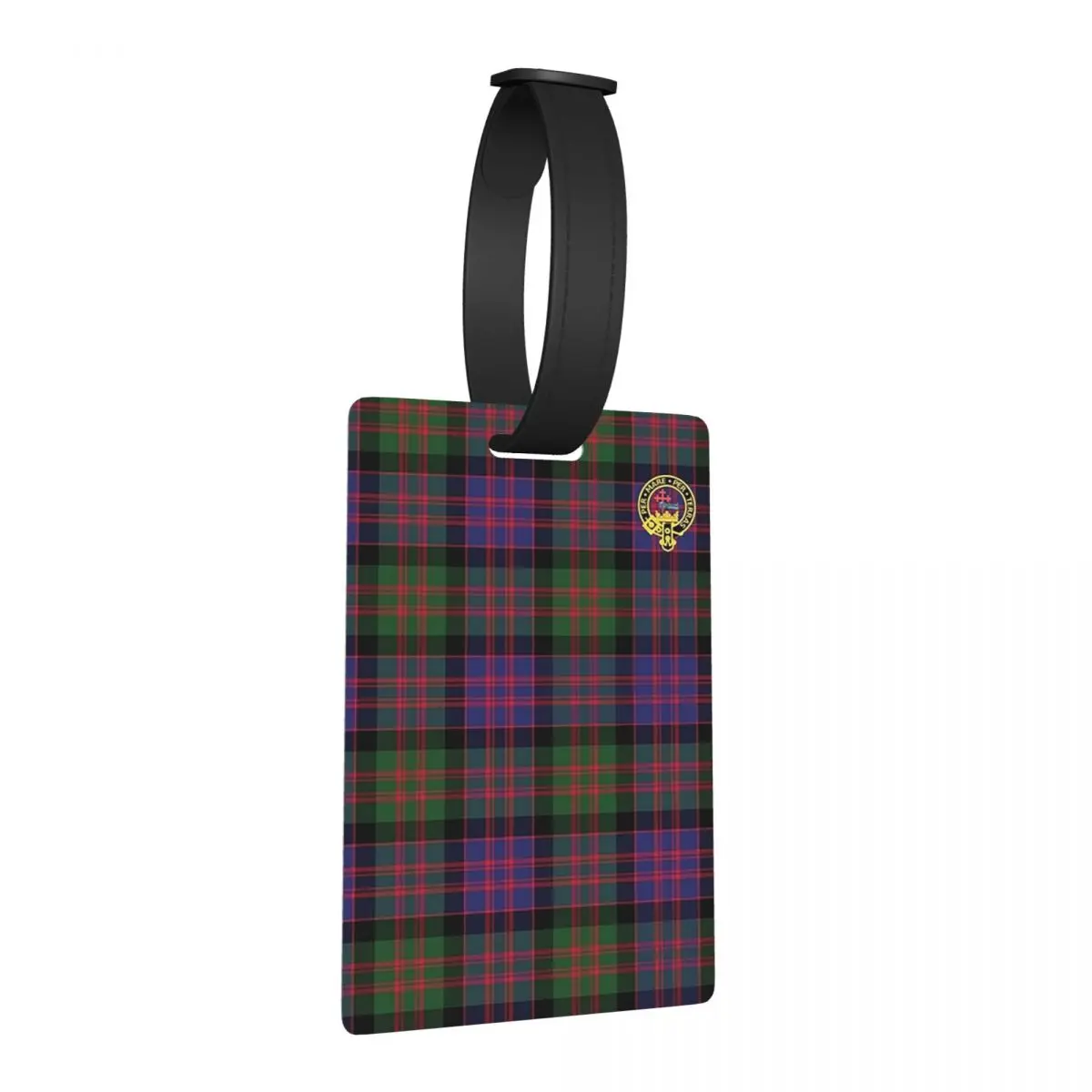 

Тартан McDonald And MacDonald Clan со значком от Faelee, багажные бирки, милый багажный биток, держатель этикетки, идентификационное имя, адрес