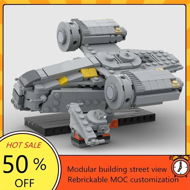 

421PCS Popular Space War Movie Model MOC Building Bricks Spaceship Modular Technology Gifts Holiday Assemble Children Toy Suit