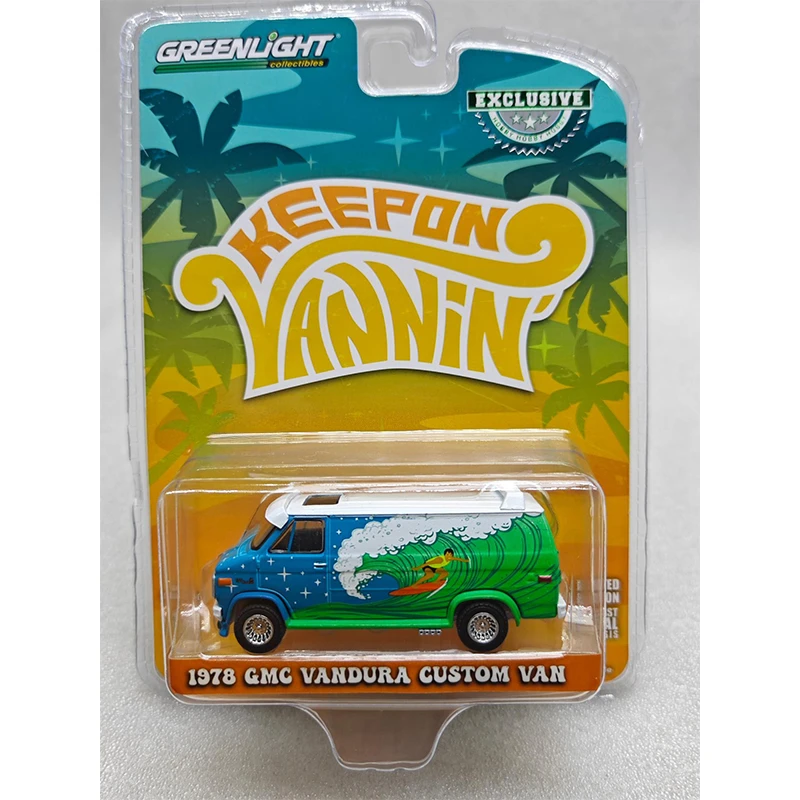 GreenLight 1:64 coche modelo fundido a presión de aleación 2023 NTT serie INDYCAR Silverado Andura furgoneta personalizada coleccionables juguetes para niños