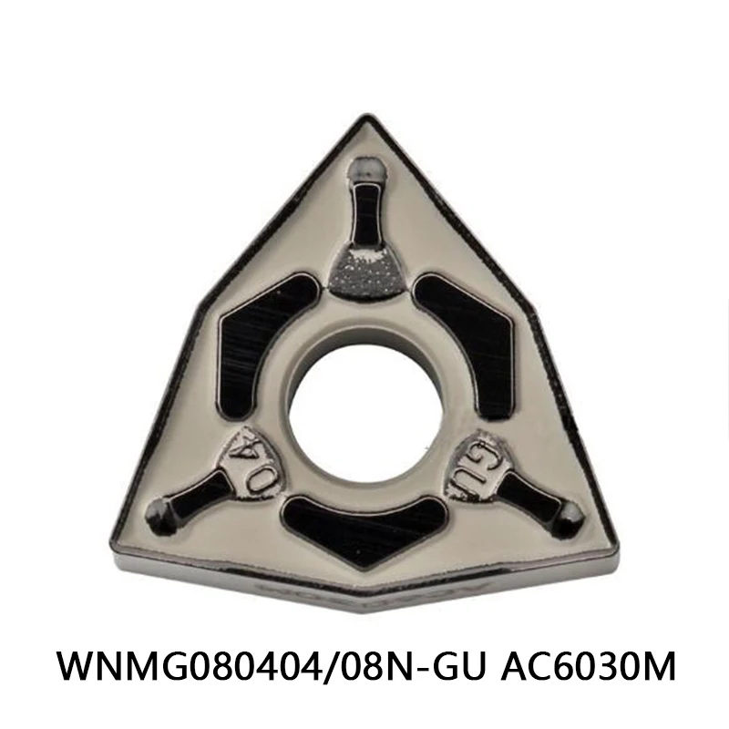 100% Original WNMG WNMG080404N-GU WNMG080408N-GU AC6030M Carbide Inserts WNMG080404 WNMG080408 N-GU Lathe Cutter Turning Tools