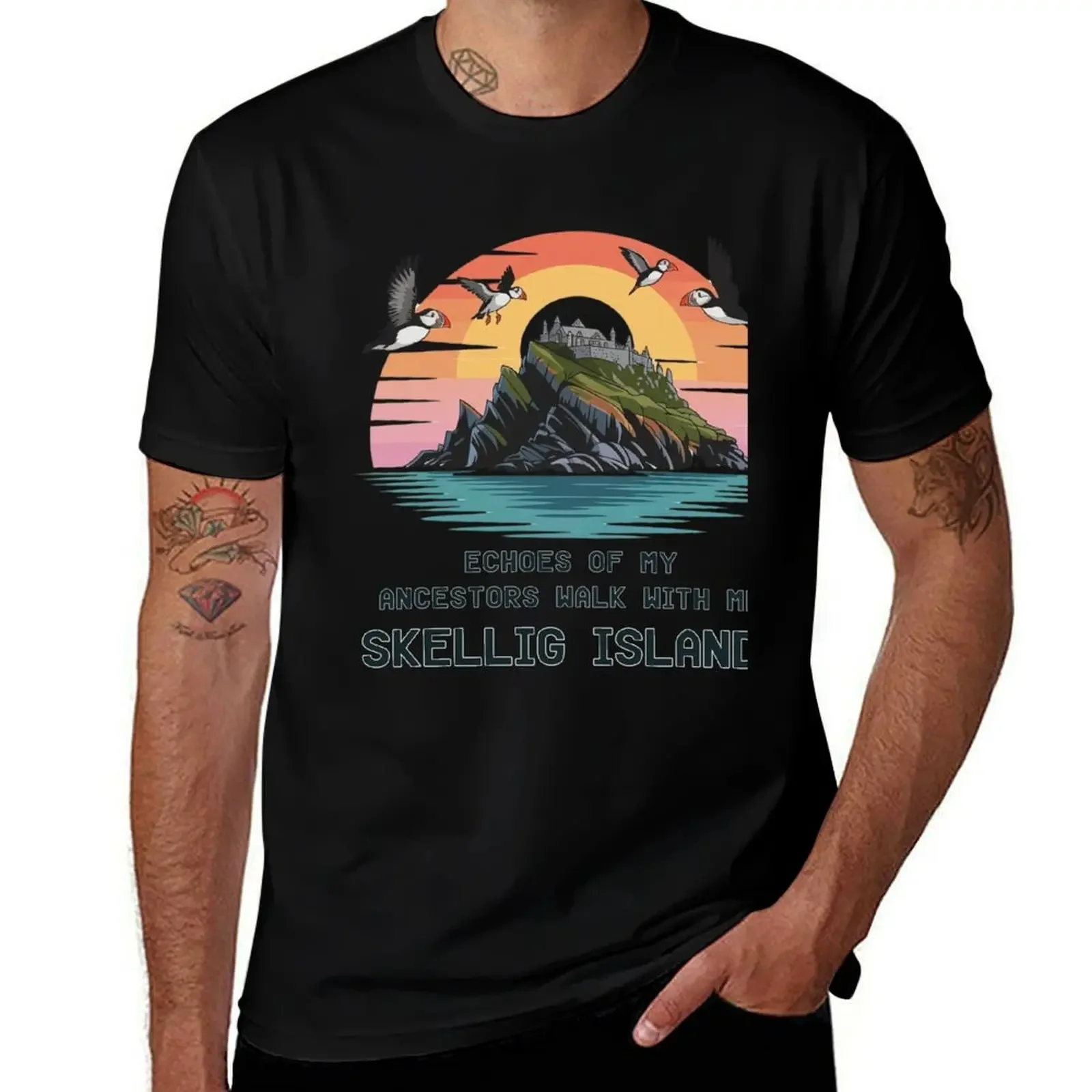 

Travel to Skellig Islands, Erie T-Shirt funny meme t-shirts vintage t shirts quick-drying mens graphic t-shirts funny