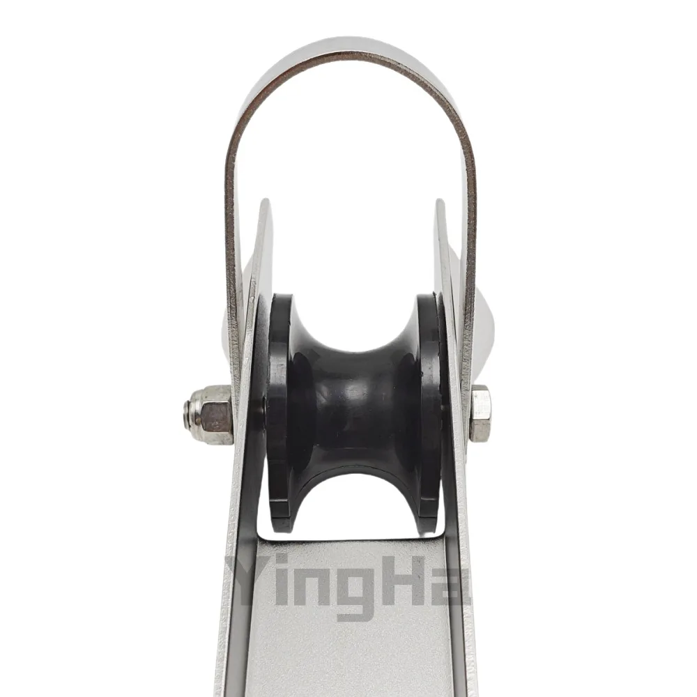 Stainless Steel 390mm Anchor Winch Anchor Bracket  TugAccessories with Roller Yacht Marine Hardware