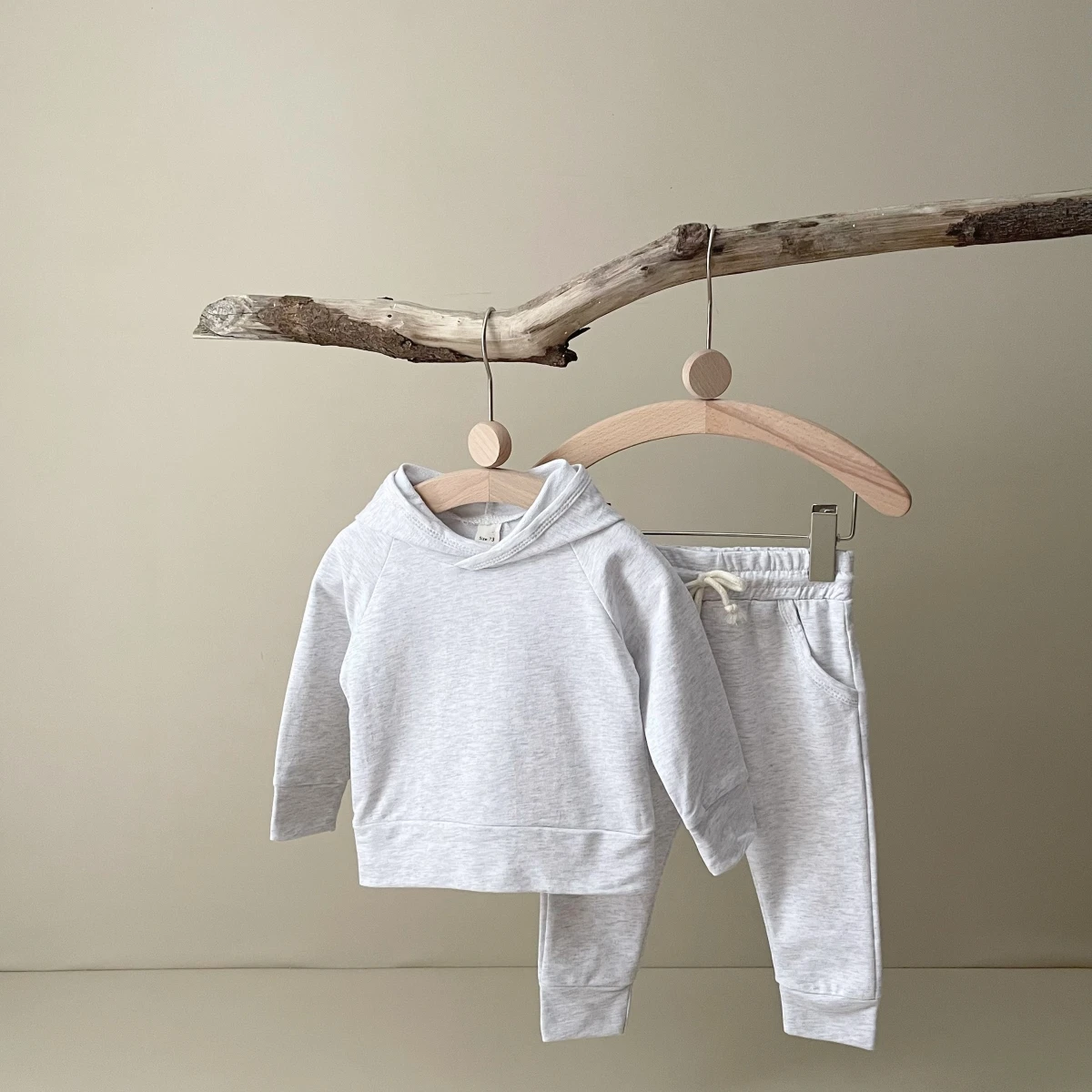 Cotton Kintting Clothing Sets Baby Boys Girls Spring Autumn Loose Tracksuit Hoodie+Pants 2PCS Sets Letter Clothes Outfits 0-3Y