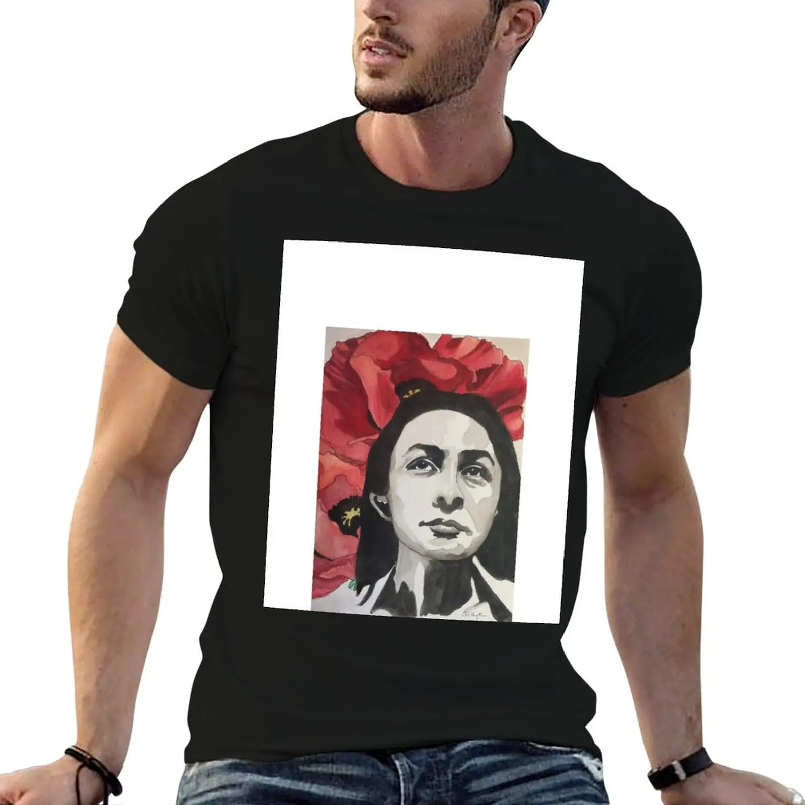 Georgia O'Keeffe T-Shirt Plus Size Gym Sports T-Shirt