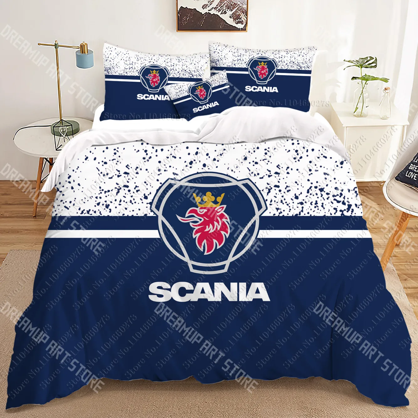 

3D Print Truck S-Scanias Bedding Sets print duvet cover Adults/ children bed comforter birthday gift dropshipping