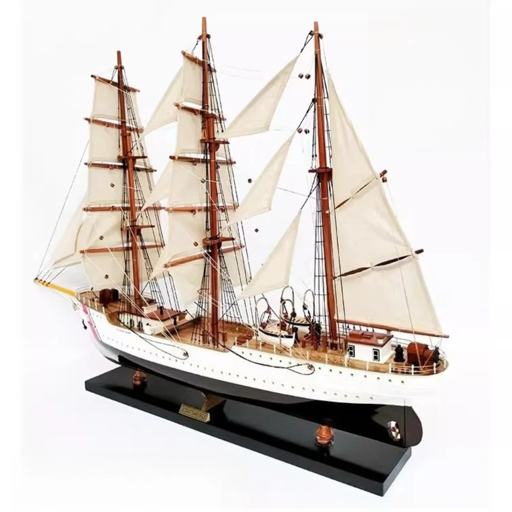 

1/100 имитация деревянного парусника RTR версия импортная чистая ручная работа статическая модель парусника украшение орнамент корабль подарок игрушка