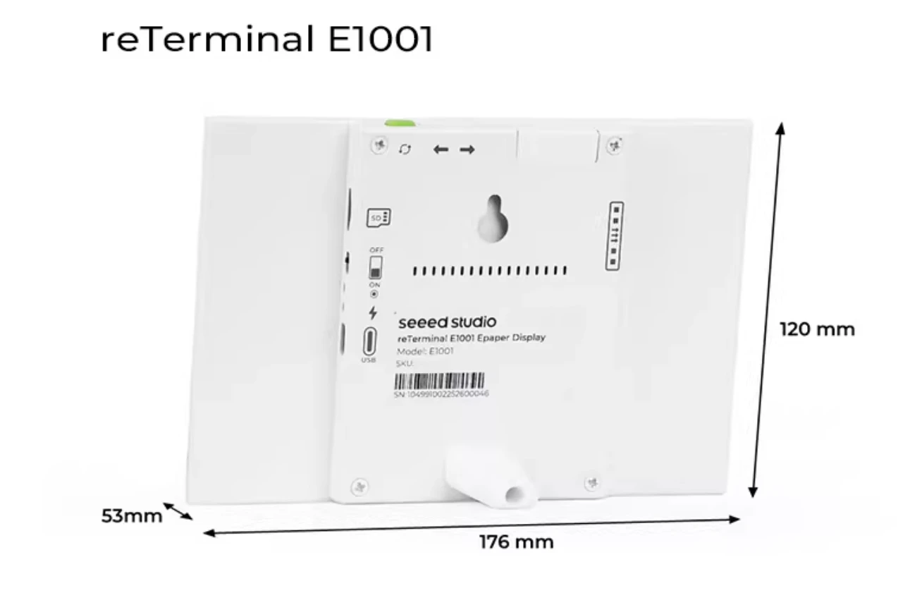 ReTerminal E1002 / E1001 Full-color / Monochrome 7.3 Inch EPaper Display Open-source Powered By ESP32-S3 3-month Battery Life