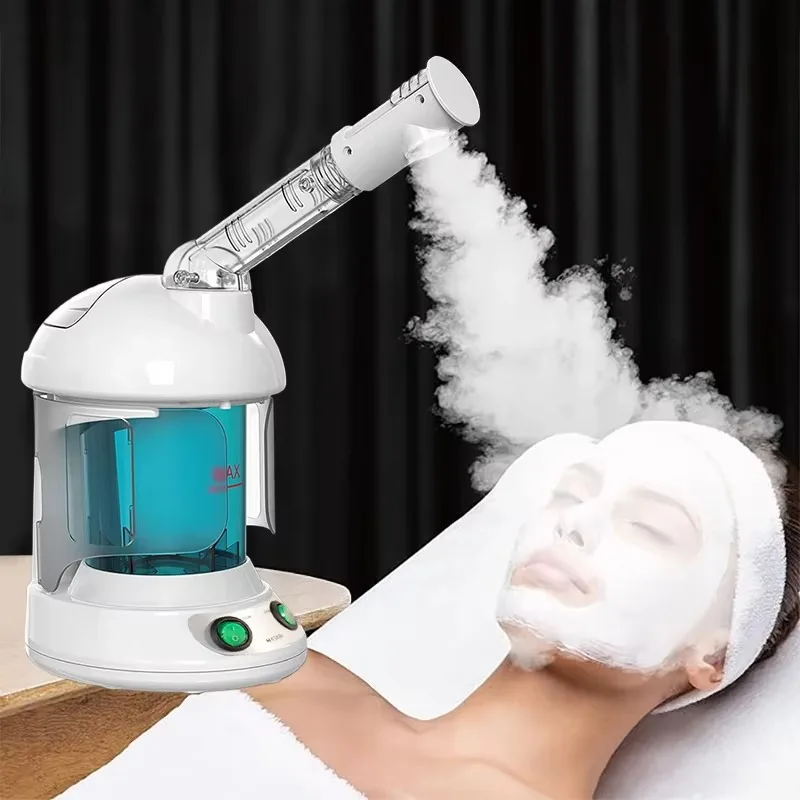 

Custom Hot Sale Face Mist Spray Machine Portable Facial Steamer for Face Professional Ionic Facial Steamer