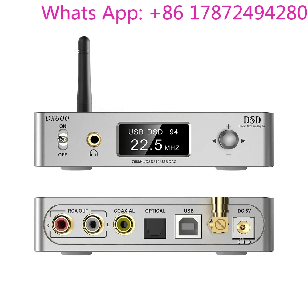 Optical Coaxial USB Digital Audio Amplifier, HiFi Bluetooth 5.0 Receiver DAC Decoder