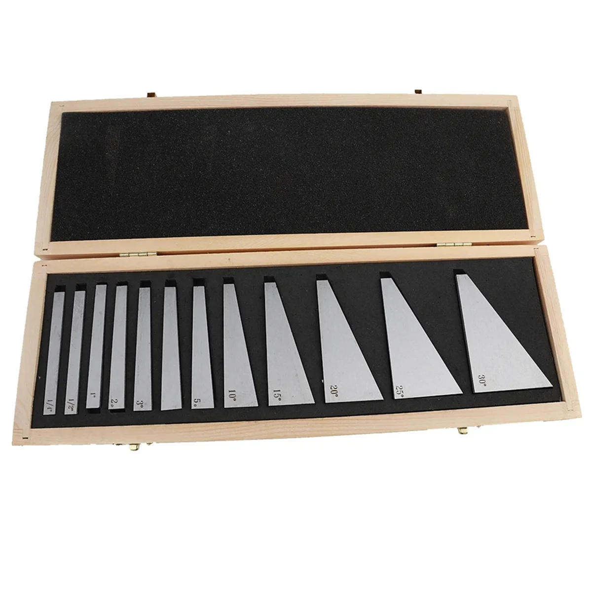 A002 12pcs Degree Precision Ground Angle Block Set 2pcs Angle Block for Lathes Milling Machinist Tools Angle Block Gage