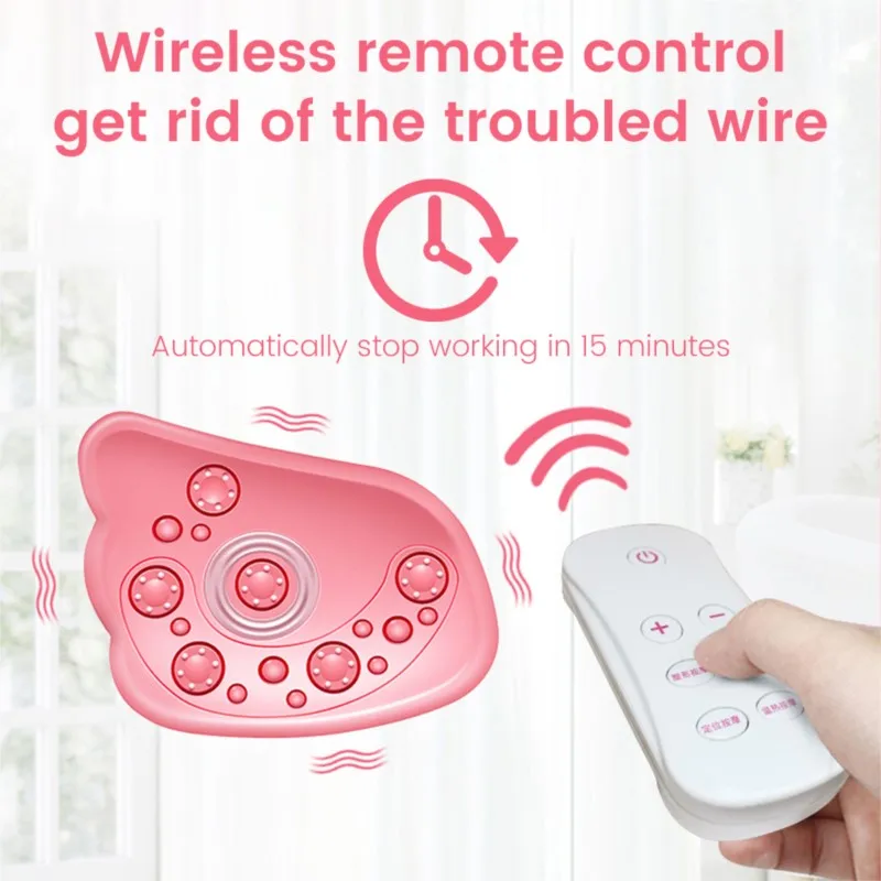 

Electric breast massager with rechargeable breast enhancement massage to promote hormonal breast enhancement in women