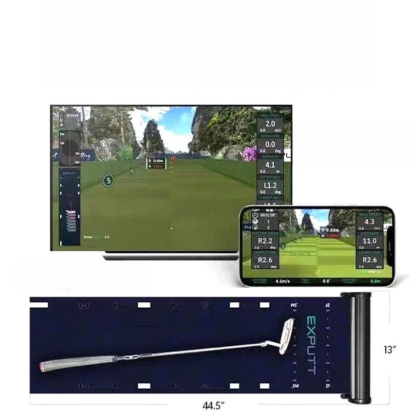 Golf putter emulator Korea EXPUTT genuine real green simulation putter practitioner