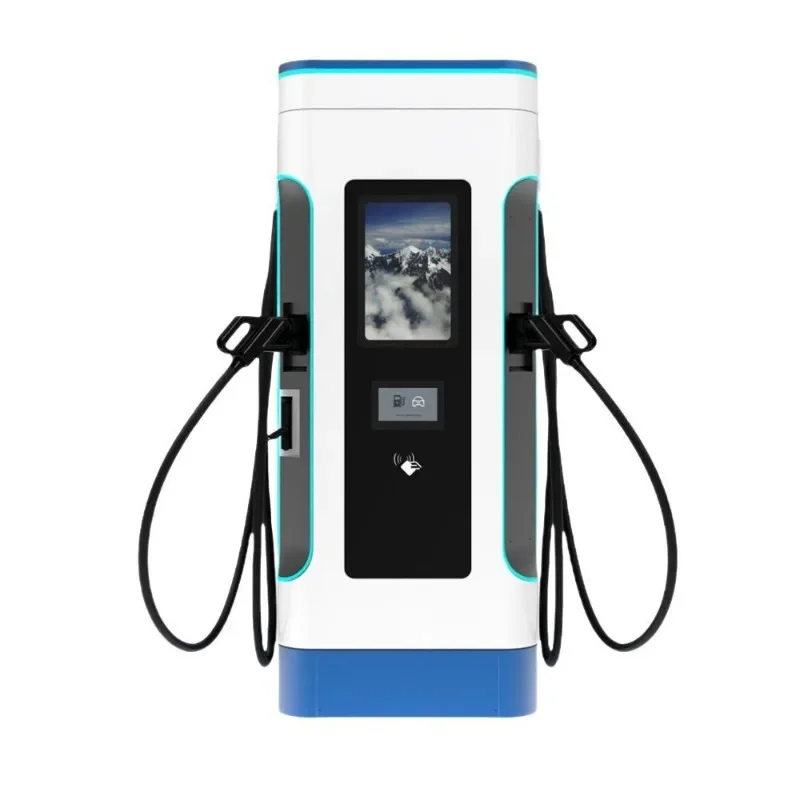 European standard 120kw double gun DC charging pile fast new energy electric vehicle charging pile Type2