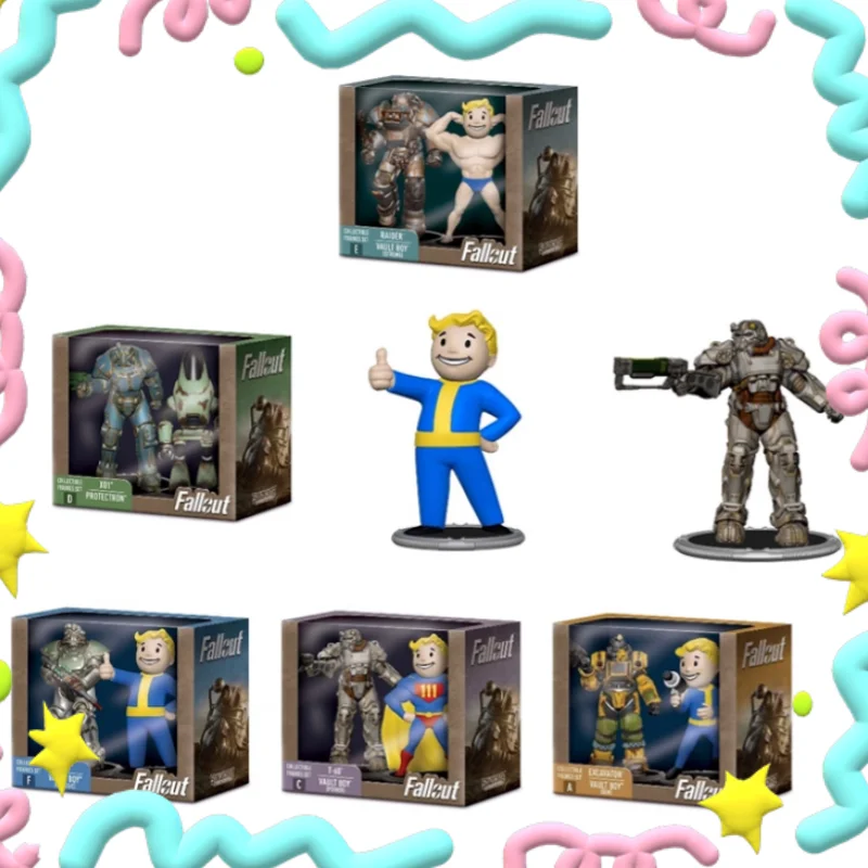 متوفر في المخزون Bobblehead لطيف قبو الصبي مجموعة كاملة ألعاب شخصيات أنيمي عمل الشكل تمثال جمع نموذج زخرفة مكتب لعبة هدية