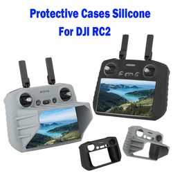 For DJI AIR 3/MINI4 PRO Controller Protective Cases Silicone Anti Sunshade Sleeve For DJI RC2 Remote Control Accessories