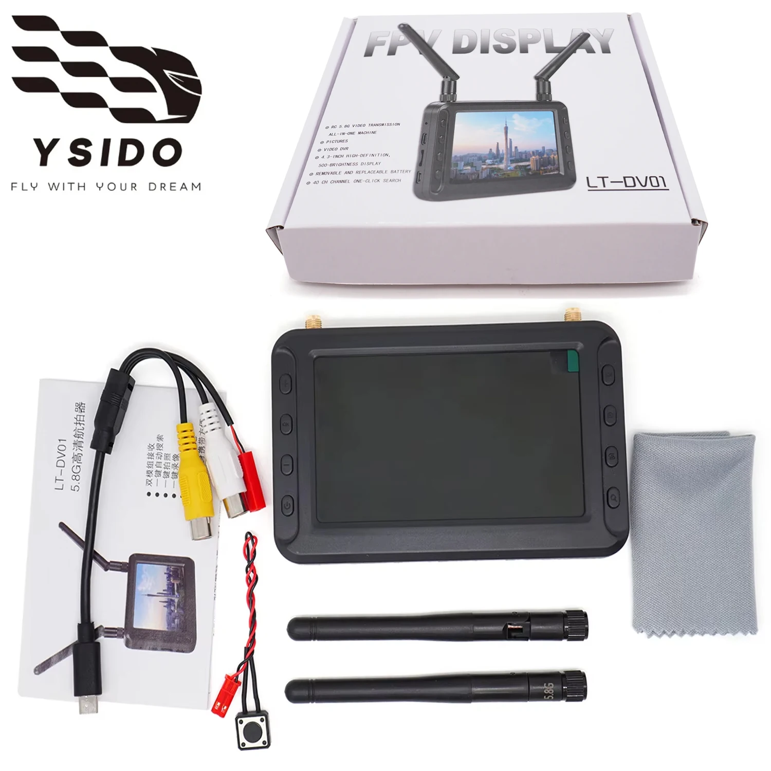 Ysido 4.3-Inch Fpv …