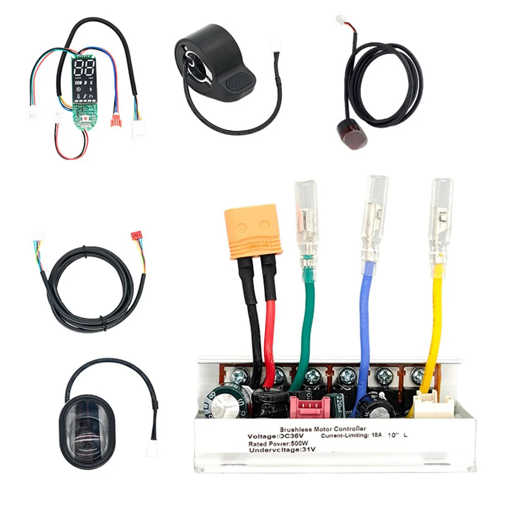 

Hot Sales 8.5-inch Scooter Control Set 36V 350W For-Bluetooth Edition Digital Instrument Controller Set Replace Tool