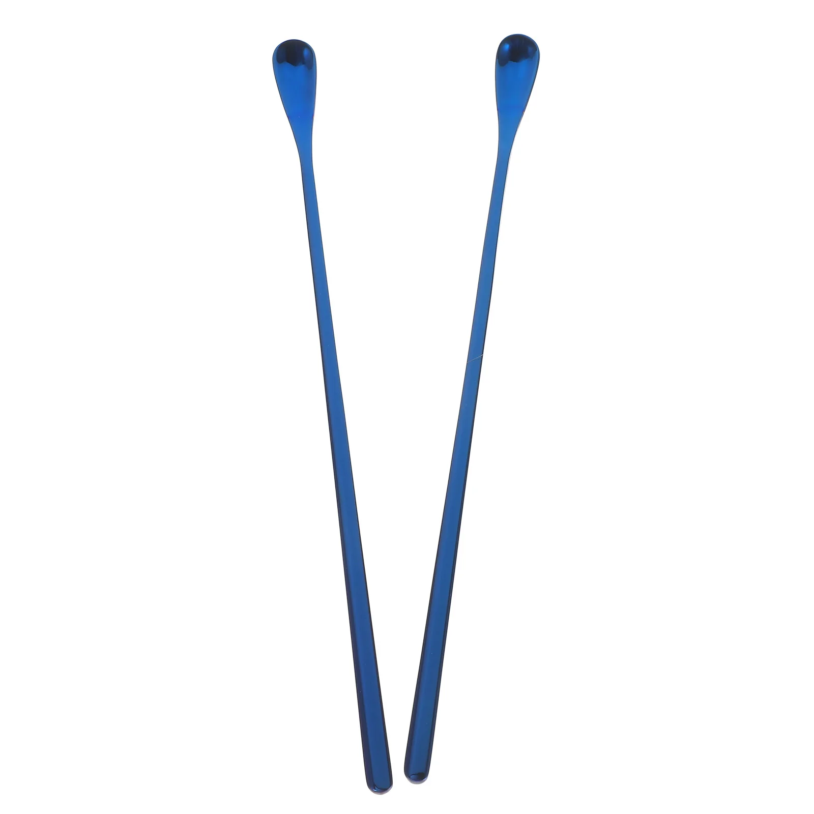 2 Buah Sendok Makan Reptil Gagang Panjang Alat Makan Stainless Steel untuk Kadal Gecko Sendok Pencampur Makanan Basah Perlengkapan Hewan Peliharaan