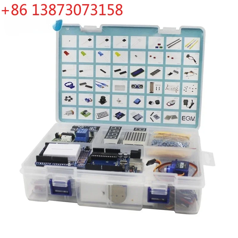 Elego UNO Project The Most Complete Starter Kit for Arduino UNO R3 Mega2560 Nano with Tutorial / Power Supply / Stepper Motor