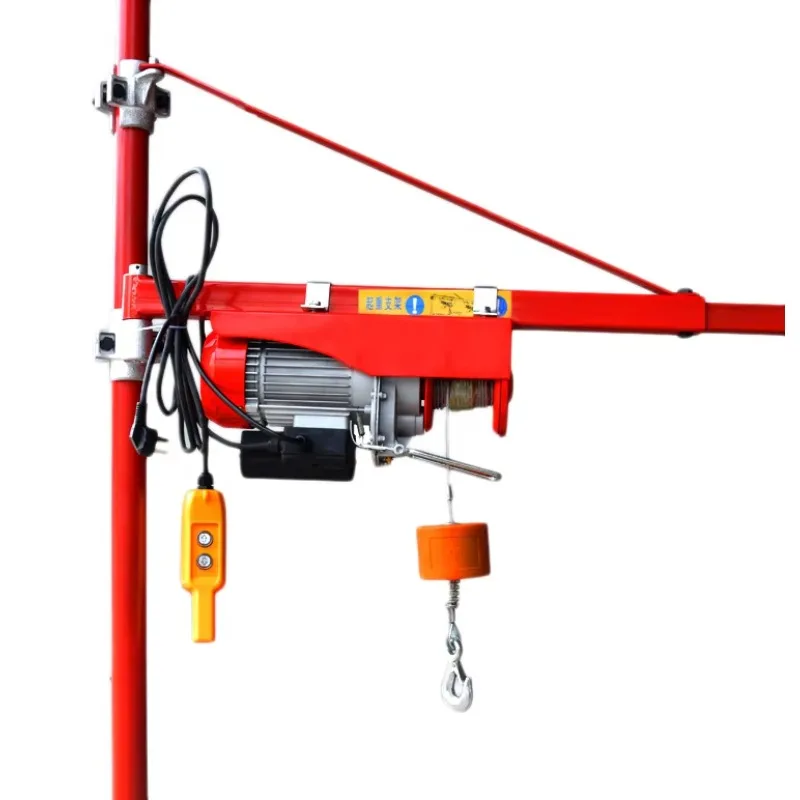 

Поворотный рычаг на 180 градусов, 500 кг, портативный электрический веревочный подъемник, мини-электрический подъемник для промышленного подъема и обслуживания