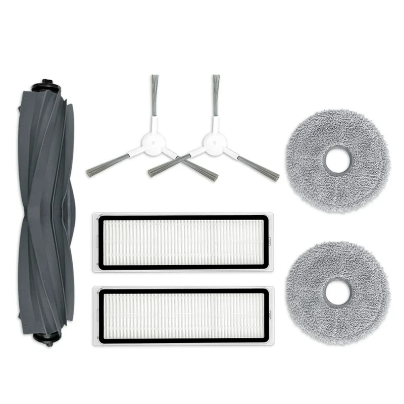 AT17 untuk Dreame L10 Prime Suku Cadang Pengganti Vakum Robot Suku Cadang Pel Filter HEPA Sikat Sisi Utama, B