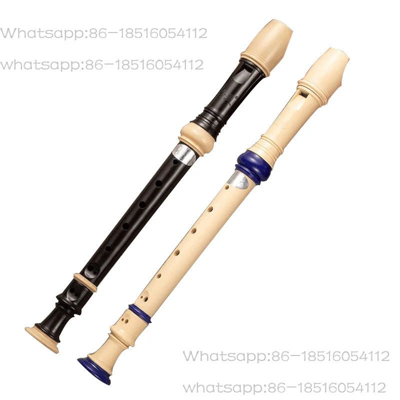 Professional 6/8 Hole Treble Flute Soprano Recorder Clarinet Harp For Beginner Learning Professional Instrument Germanic Style