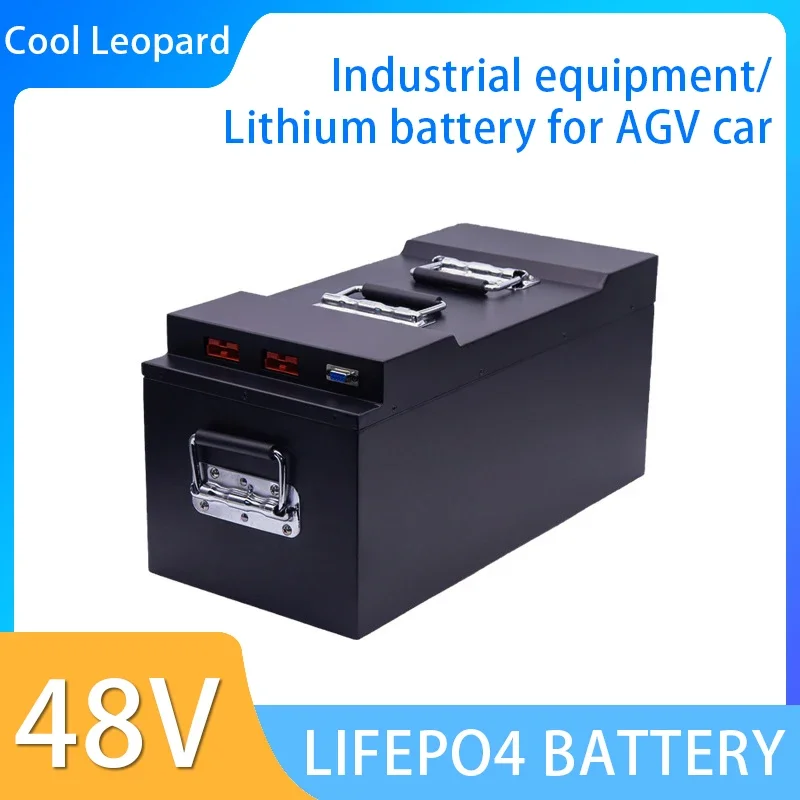 48V 50Ah lithium iron phosphate battery, which is used for communication charging battery of industrial robot AGV trolley 485