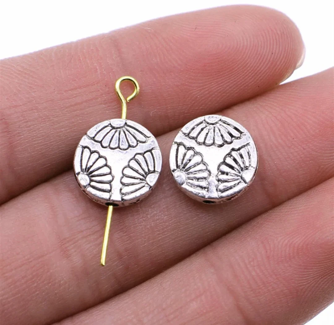

20pcs 12mm Zinc alloy metal tibetan silver plated bead T2751 for jewelry making