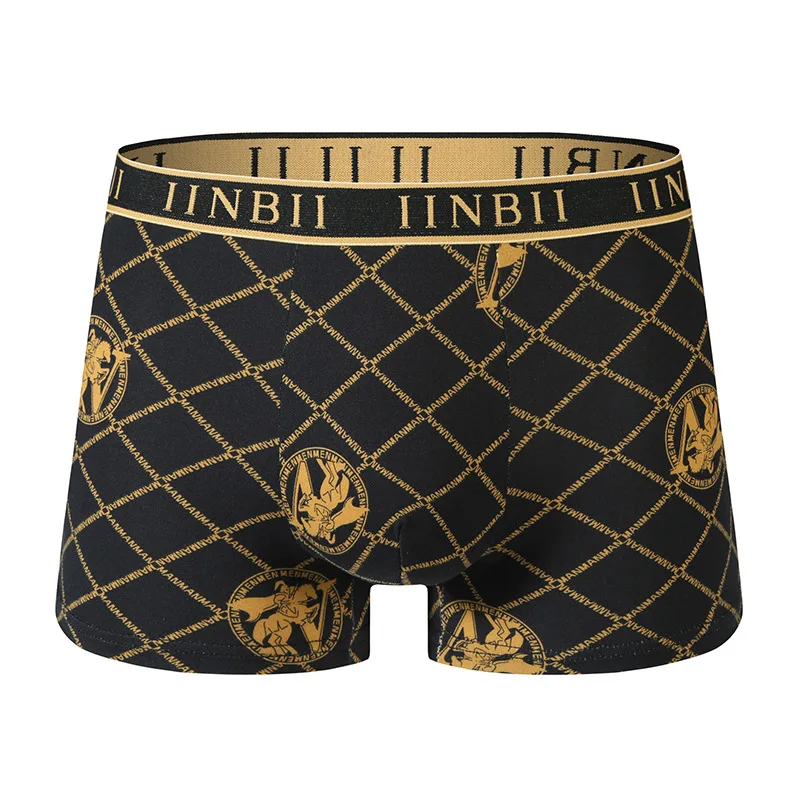 Eng anliegende Boxershorts sind ein Musthave für Herrenmode. Die schwarze Unterwäsche für den Sommer 2025, ist bequem und hohe Qualität