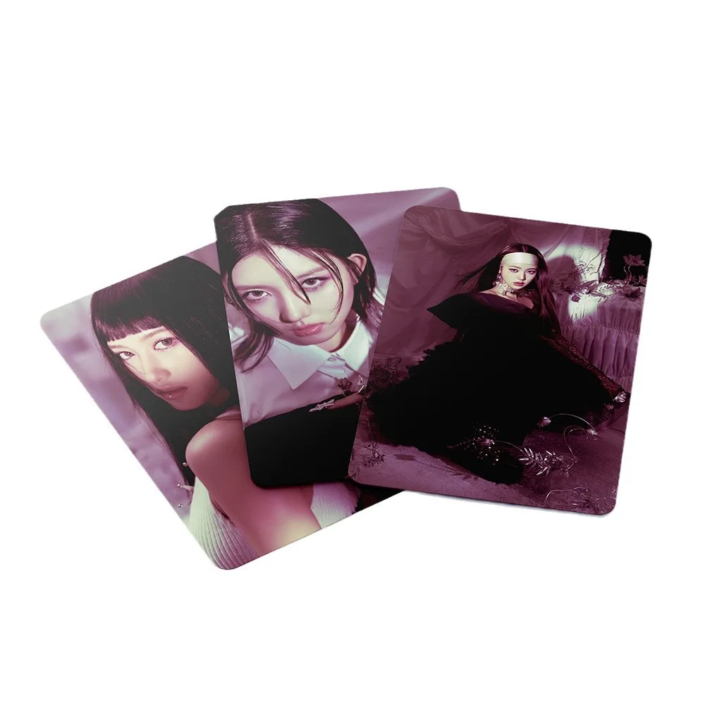 54 шт./набор Kpop IVE POP UP Lomo Photocard Ablum 2024 Двойные карты фотооткрытки Милый Постер печать поклонников подарок поклонникам