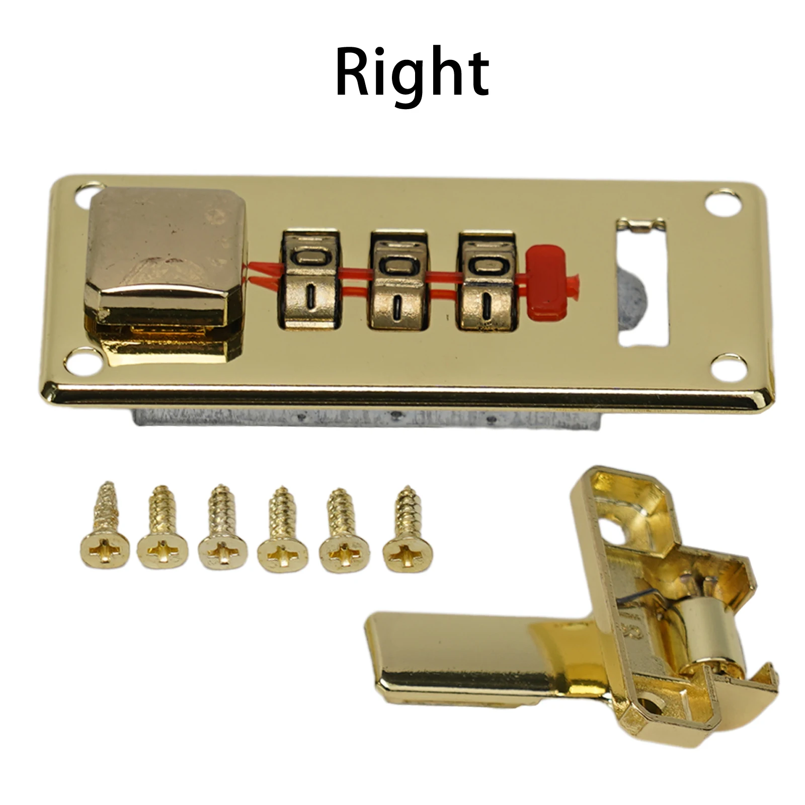 1Set 65*29mm Silver Password Lock Latch Jewelry Wooden Box Fixed Lock Handmade Luggage Suitcase Coded Locks Furniture Hardware