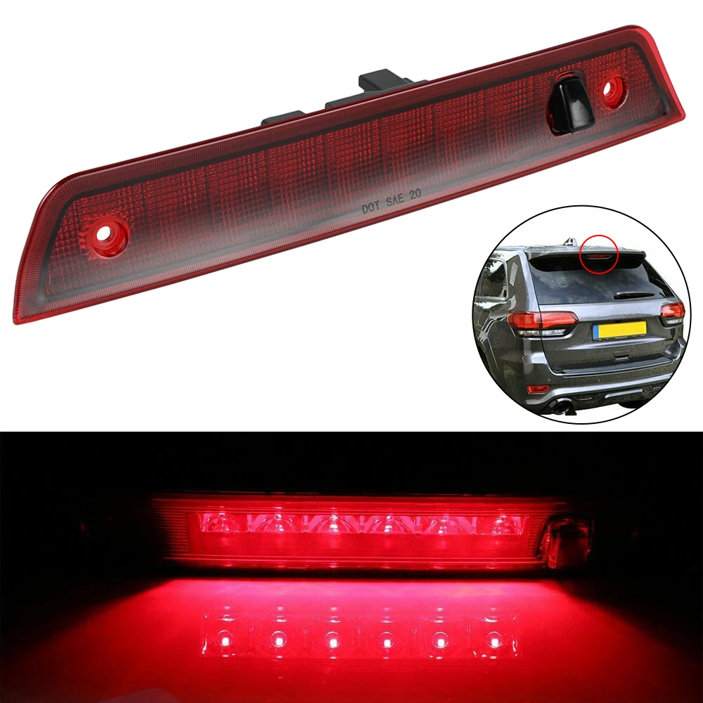 1pc LED Rear Third 3rd Brake Light Lamp For Jeep Grand Cherokee 2005 2006 2007 2008 2009 2010 55157397AD 