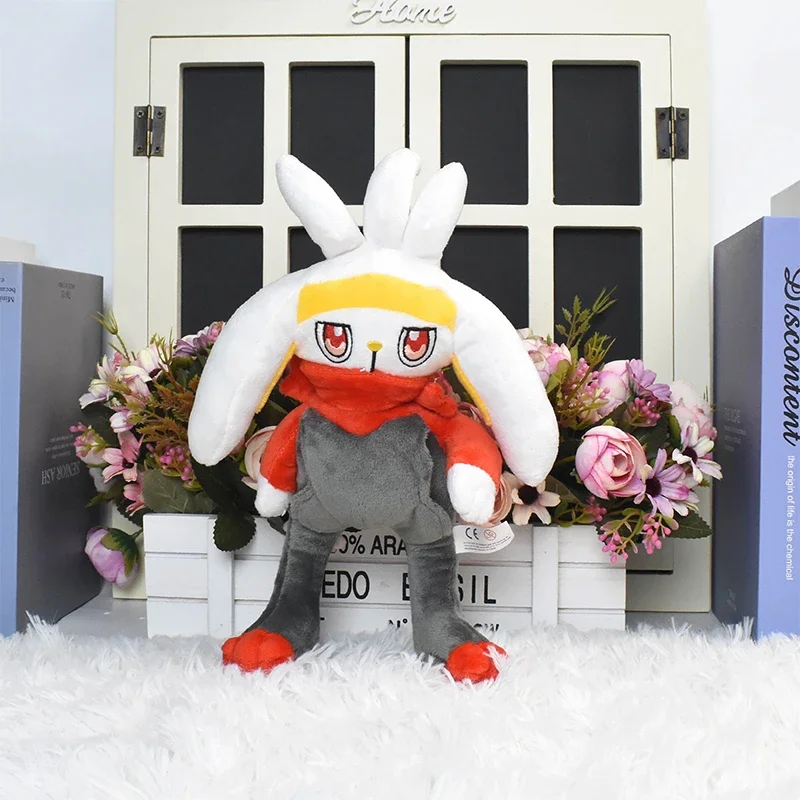 Scorbunny Evolution Raboot Plush Toys Stuffed Doll Throw Pillow  Home Decoration Kawaii Rabbit Christmas Gift for Kids Friends