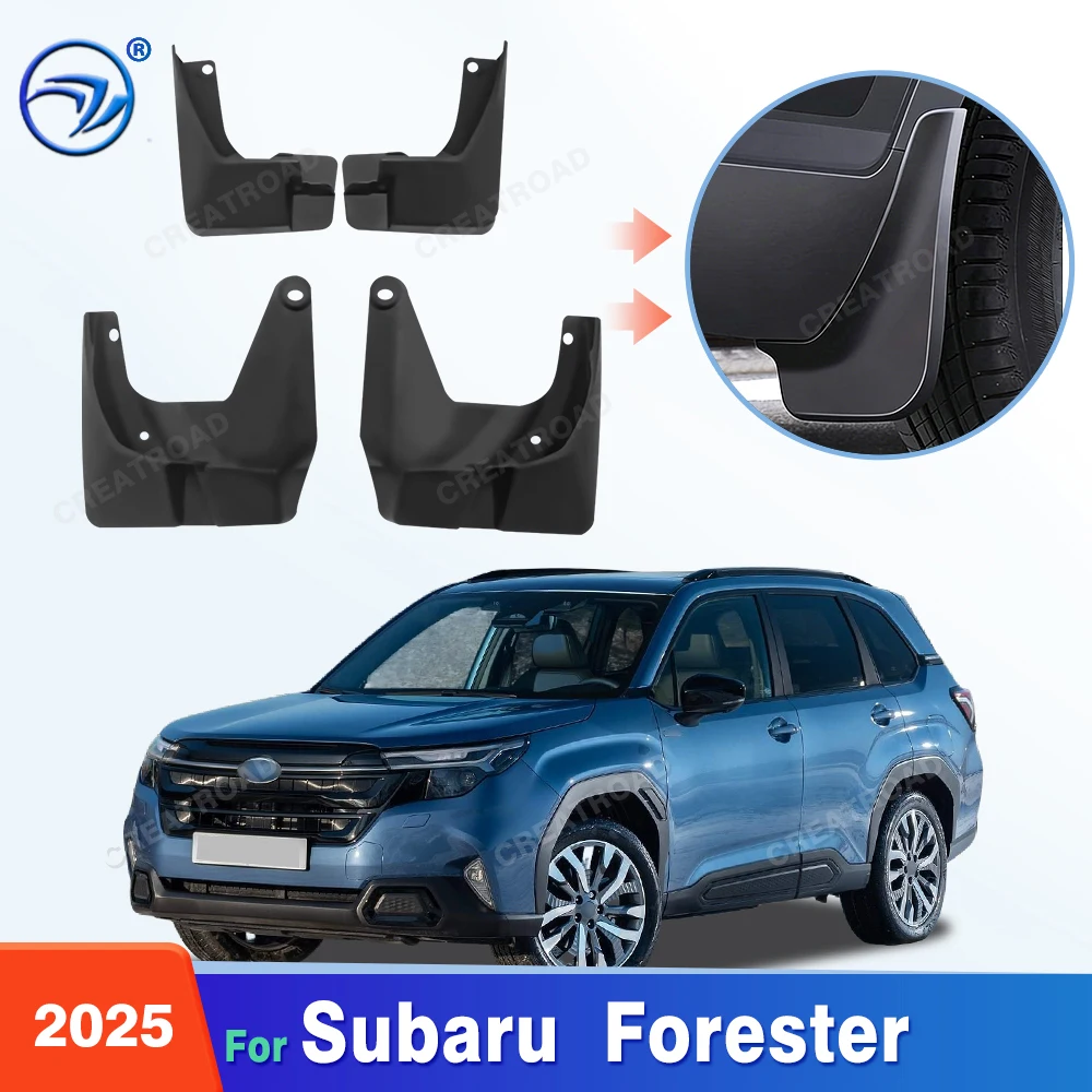 For Subaru Forester 2025 Fender Mudflaps Splash Guards Mudguards Mud Flaps Car Accessories