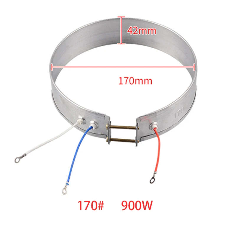 Quick Heating Fine Insulation Performance Household Electric Water Heater Parts 160/165/170mm/220V/900W Thin Band Heater Element