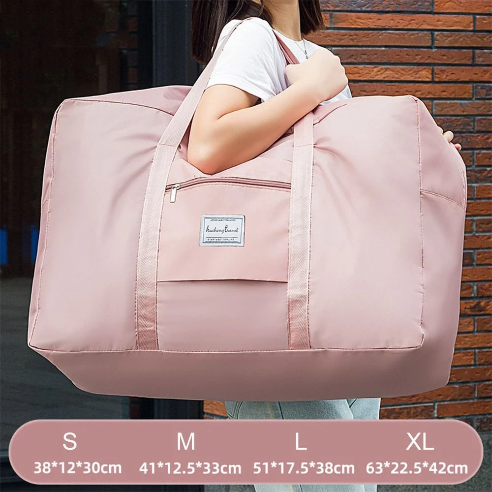 Folding Travel Storage Bag Multifunction Large Capacity Travel Luggage Bag Waterproof Oxford Trip Handbags Clothes Organizer