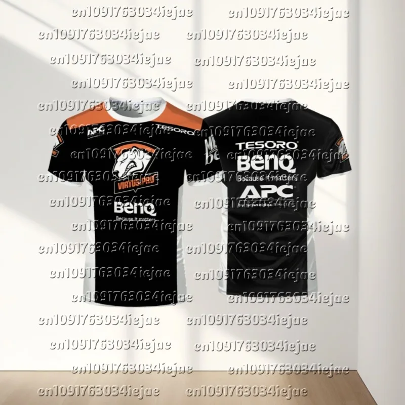 

CSGO dota2 Virtus. Pro Team jersey solo new uniform T-shirt fan jersey men's sports T-shirt s quick drying see through short sle