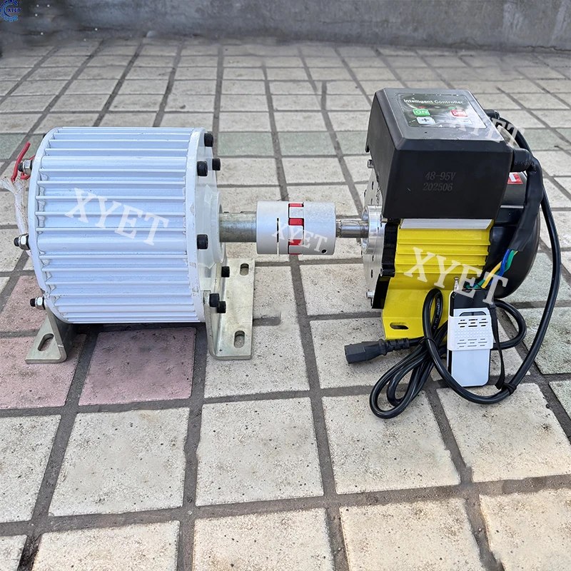 10000 واط 20000 واط 30KW مولد المغناطيس الدائم 110 فولت 220 فولت 380 فولت مجموعة مولدات الطاقة الحرة مع محرك تيار مستمر مجهزة بجهاز التحكم عن بعد #6